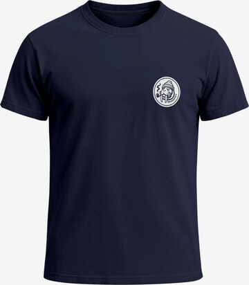 Neverless Shirt 'Walross' in Blue: front