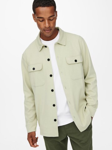 Only & Sons - Ajuste regular Camisa 'NEW KODYL' en beige