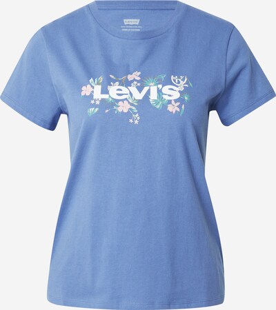 LEVI'S ® Shirt 'The Perfect Tee' in blau / grün / altrosa / weiß, Produktansicht