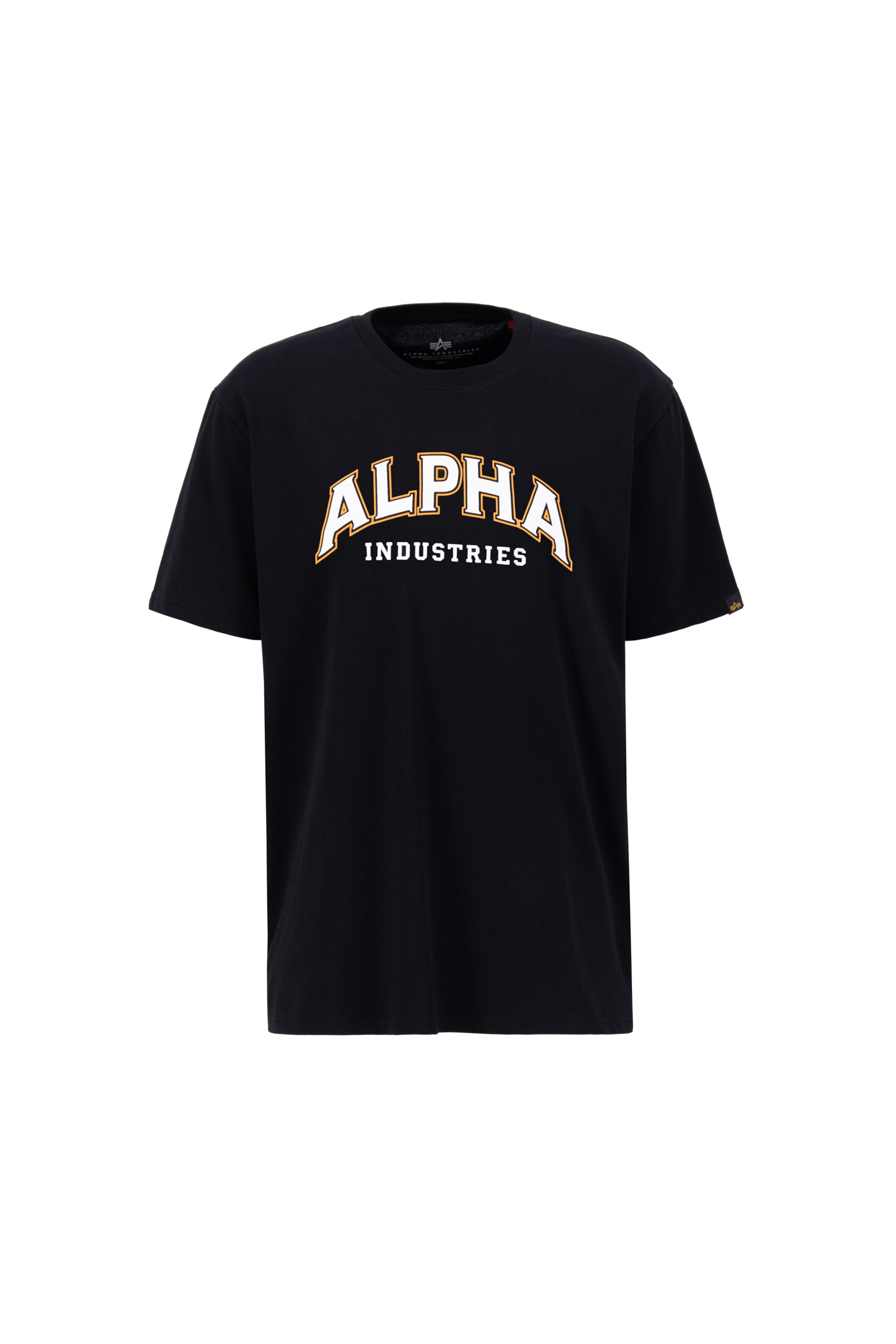 ALPHA INDUSTRIES Shirt in Black: front