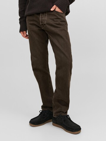 JACK & JONES Loosefit Τζιν 'Chris Cooper' σε καφέ: μπροστά