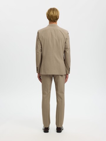 SELECTED Regular Fit Sakko in Beige