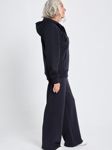 SPORTKIND Sportjas 'Unisex Zip Hoodie' in Zwart