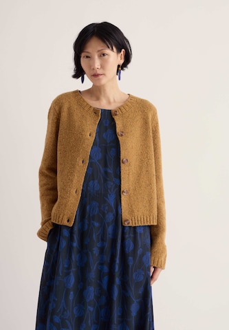 Cardigan Seasalt Cornwall en jaune : devant