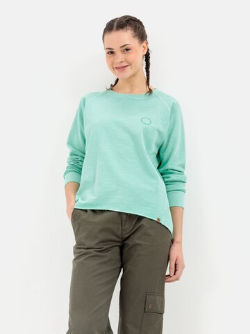 CAMEL ACTIVE Sweatshirt aus Baumwolle in Grün