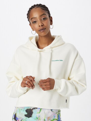 Colourful Rebel Sweatshirt in Weiß: Vorderseite
