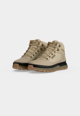 TIMBERLAND Magas szárú sportcipők 'MID LACE SNEAKER' - bézs