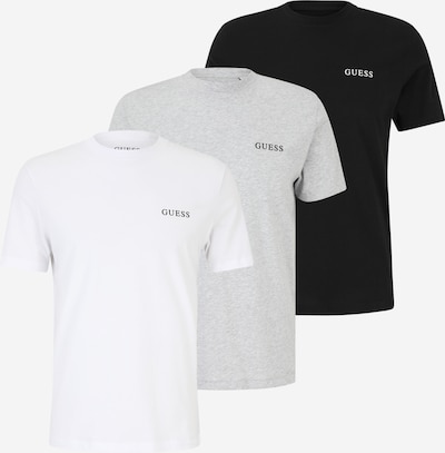 GUESS Paita värissä meleerattu harmaa / musta / valkoinen, Tuotenäkymä