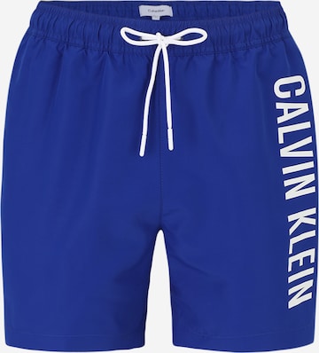 Calvin Klein Swimwear Zwemshorts 'Intense Power' in Blauw: voorkant