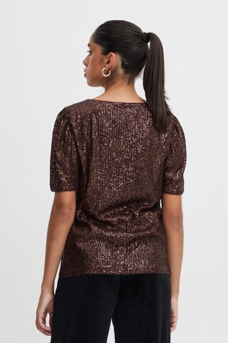T-shirt ICHI en marron