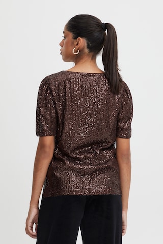 ICHI Blouse in Brown