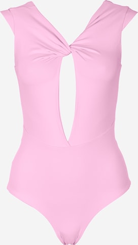 SEA ME SWIM Swimsuit 'COTE D'AZUR' in Pink: front