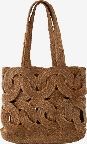 PIECES Shopper 'Salira' in Brown: front
