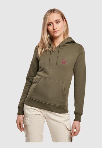 Mister Tee Mikina 'Snakes Heart' – zelená