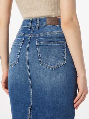 PULZ Jeans Skirt 'TENNA' in Blue