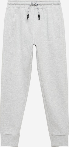 MANGO KIDS Tapered Housut 'FRANCIA' värissä harmaa: etupuoli