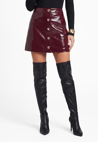 faina - Falda 'De Luxe' en rojo: frente