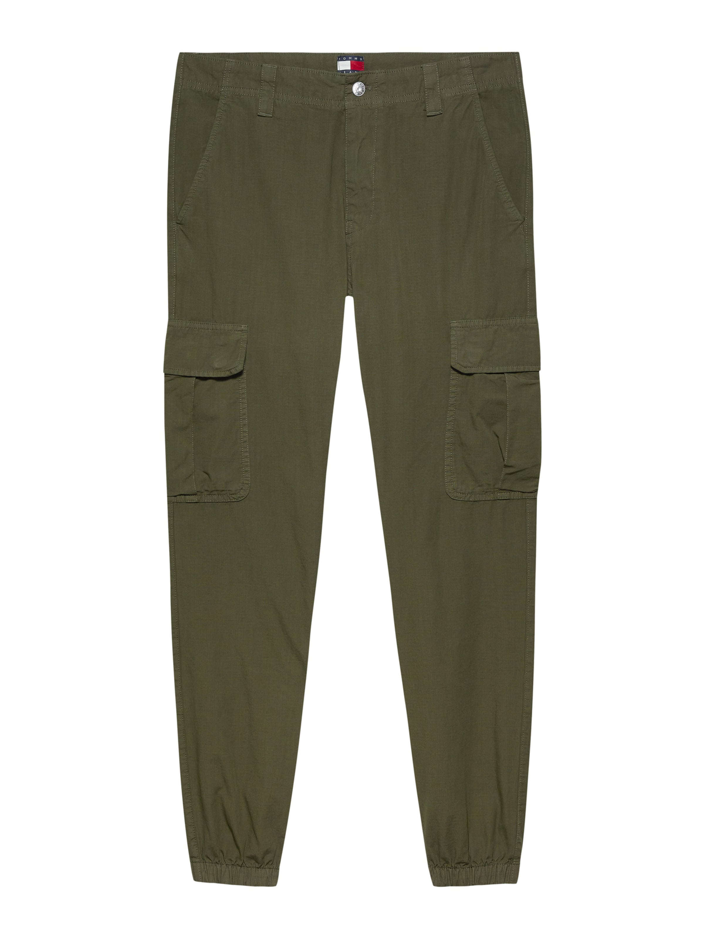 zaļš Tommy Jeans Kargo bikses 'RYAN': no priekšpuses