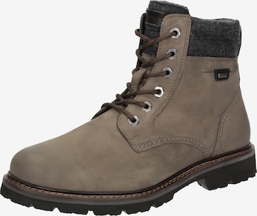 Bottines à lacets ' Adalr' SIOUX en marron : devant