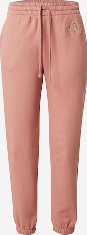 Effilé Pantalon 'HERITAGE' GAP en marron : devant