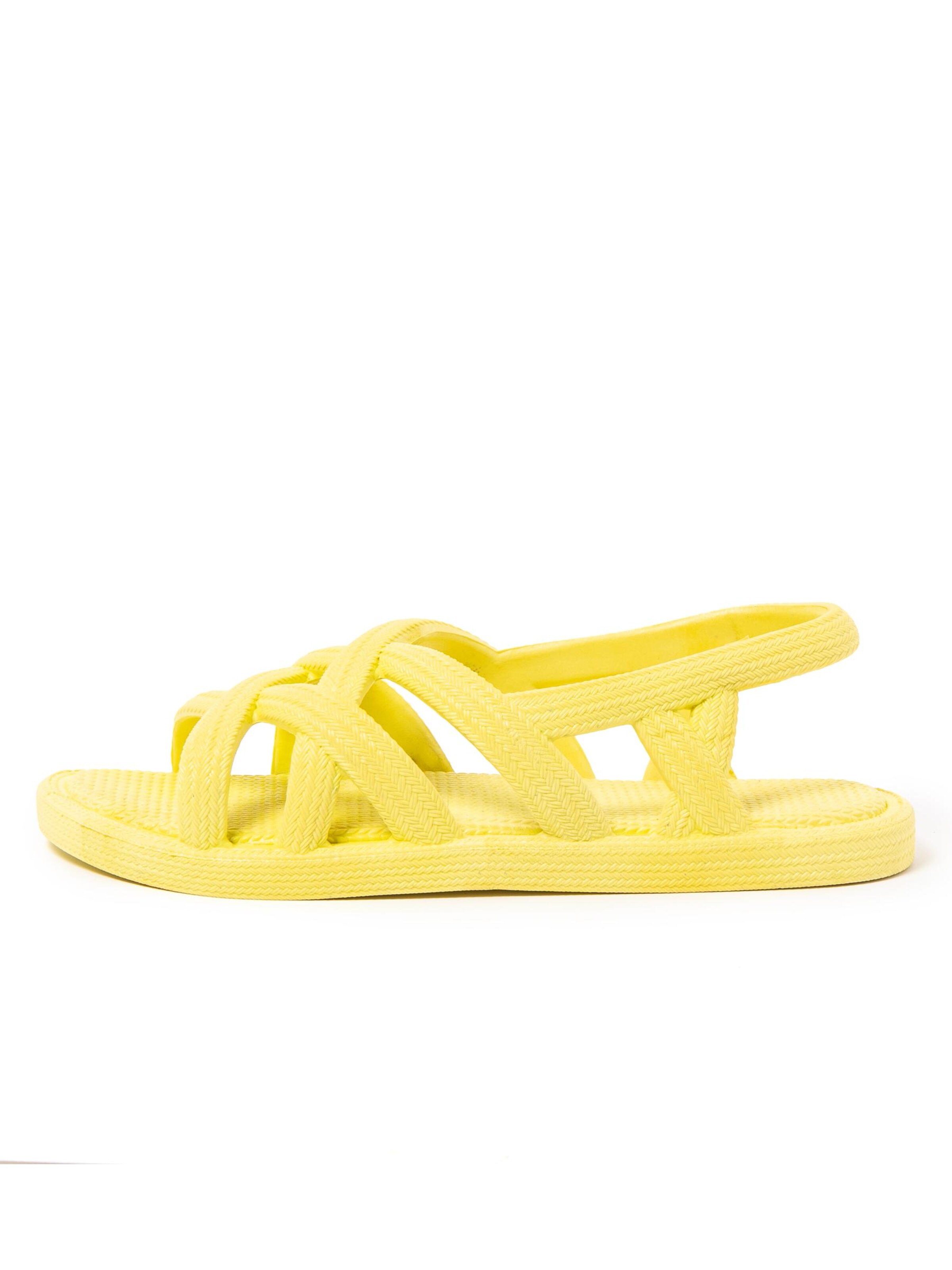 Brasileras Sandals 'Ankara' in Yellow: front