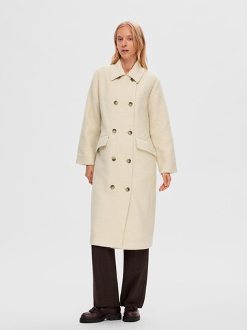 SELECTED FEMME Between-Seasons Coat in Beige