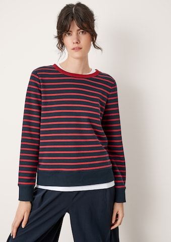 Sweat-shirt s.Oliver en bleu : devant