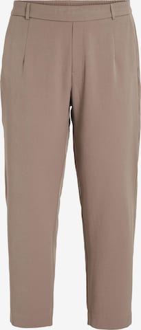 EVOKED Slimfit Broek in Bruin: voorkant