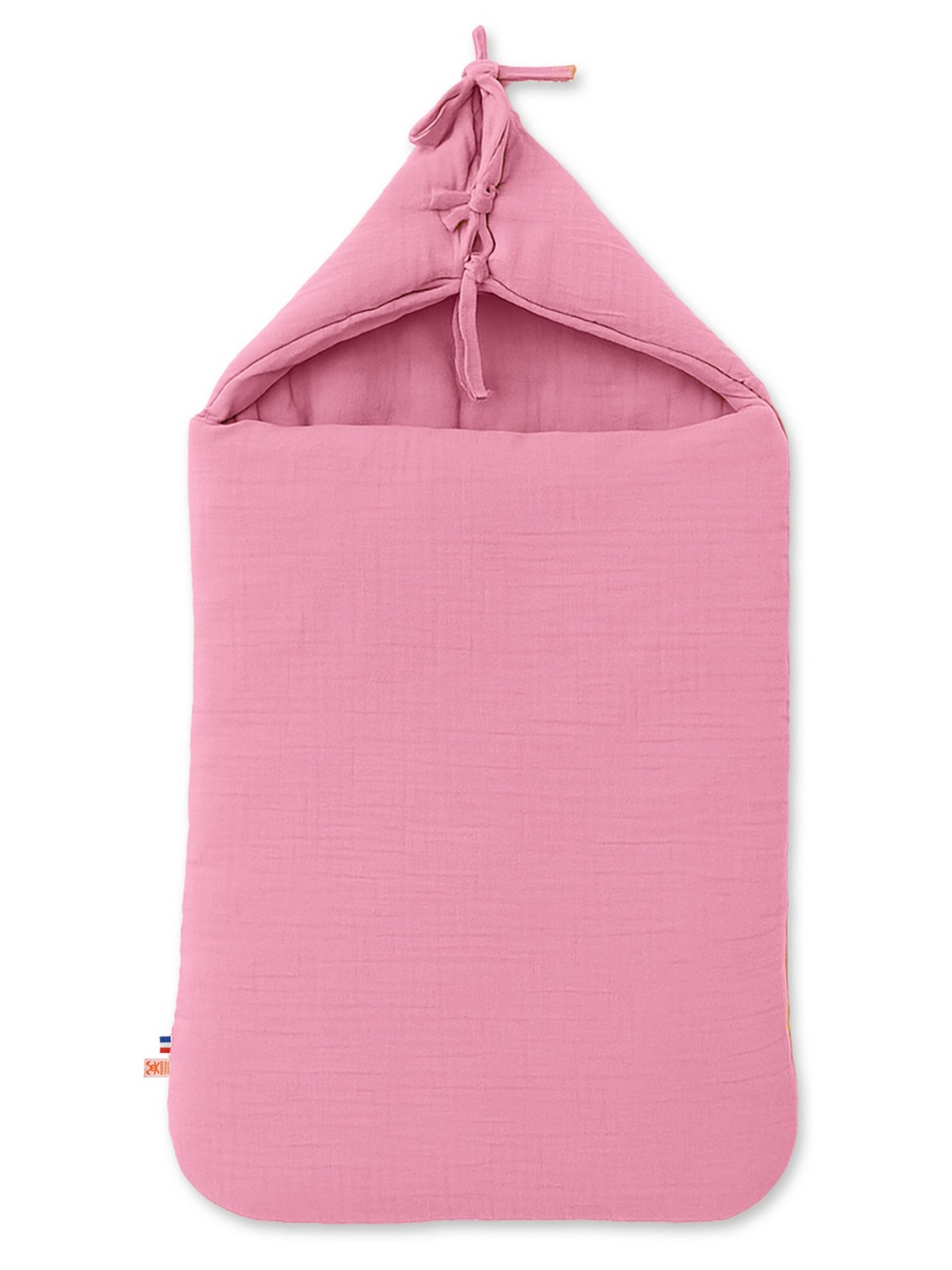 Sac de couchage PAPATE en rose : devant