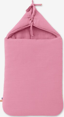 Sac de couchage PAPATE en rose : devant