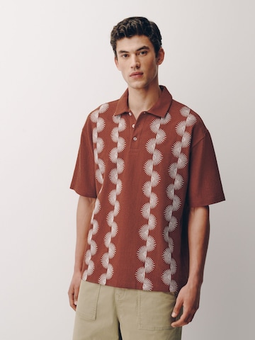 Next - Camisa em castanho: frente