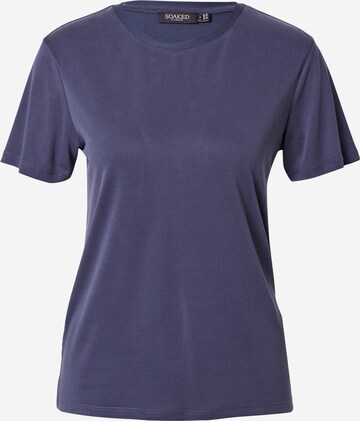 SOAKED IN LUXURY T-Shirt 'Columbine' in Blau: predná strana