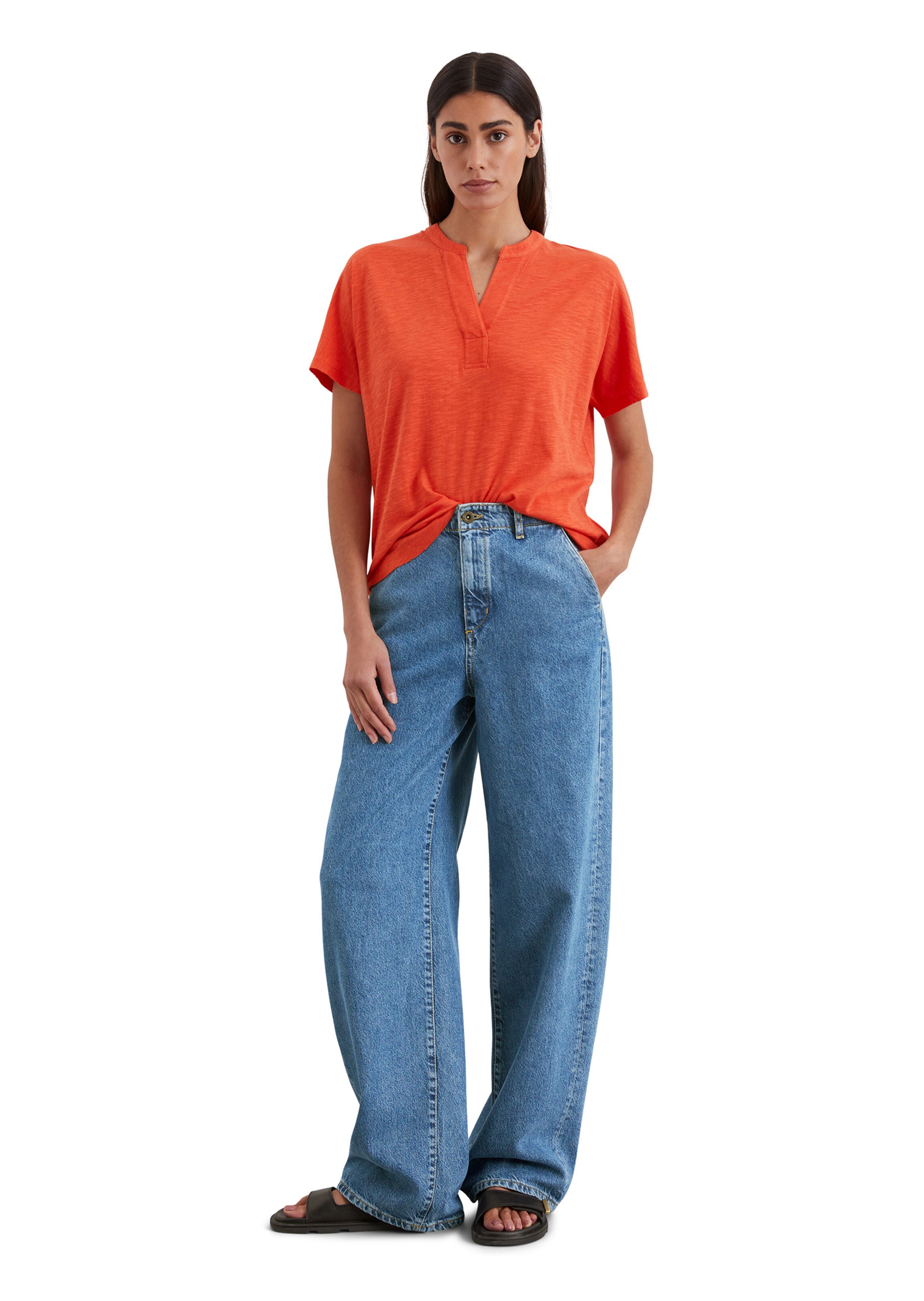 Marc O'Polo Schlupfbluse in Orange