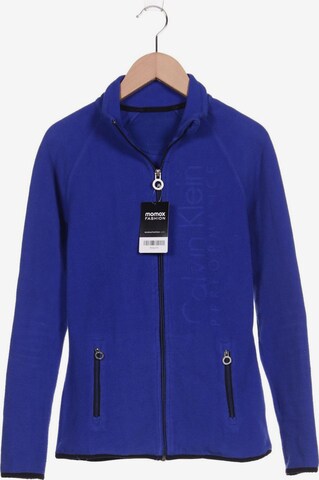 Calvin Klein Sweatshirt & Zip-Up Hoodie in XS in Blue: front