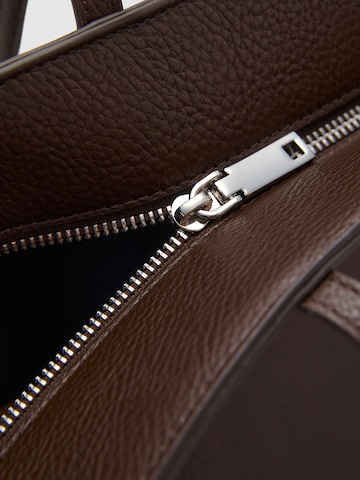 MANGO Shopper táska 'MARIBEL2' - barna