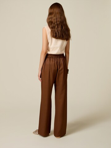 Baggy Pantaloni di oltre in marrone
