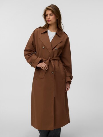 VERO MODA - Sobretudo meia-estação 'VMChloe' em castanho: frente