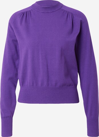 Pull-over 'NUSILA' NÜMPH en violet : devant