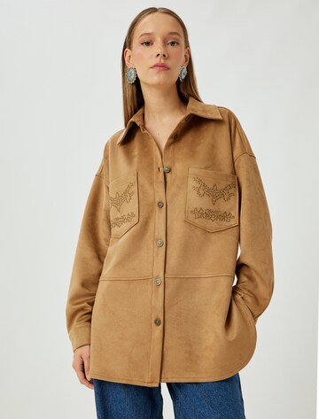 Koton Blazer in Brown: front