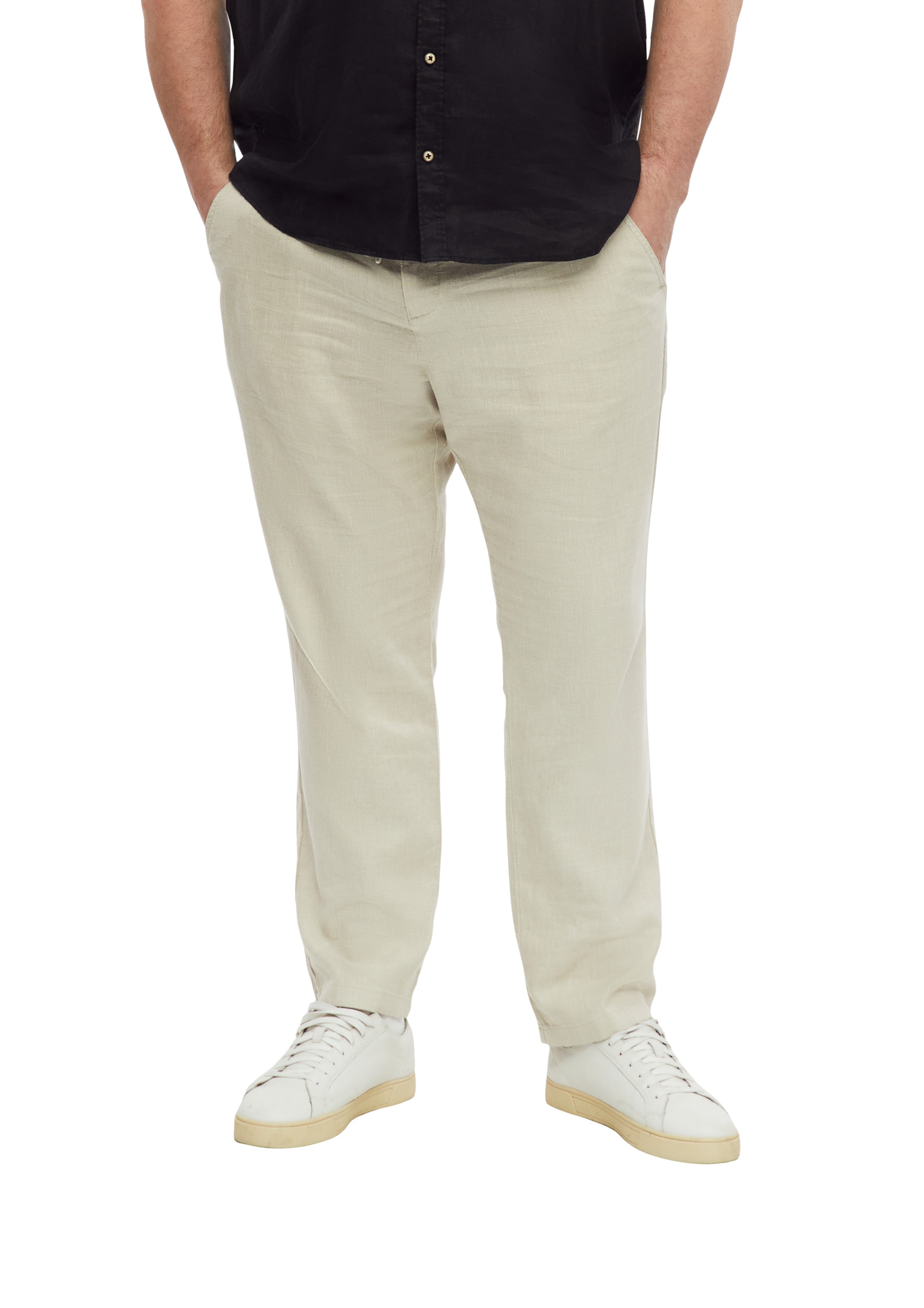 Regular Pantalon 'DETROIT' s.Oliver en beige : devant