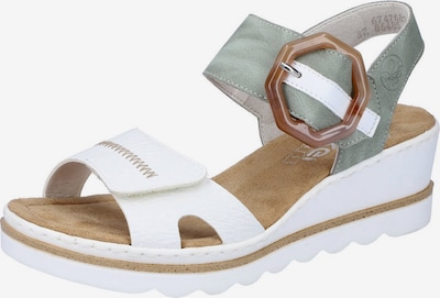 Rieker Sandal in Khaki / White, Item view