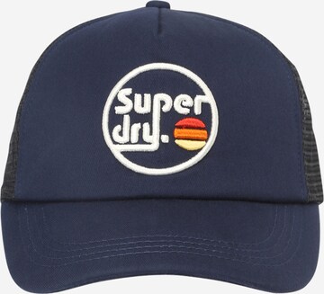 Superdry Cap in Blue: front