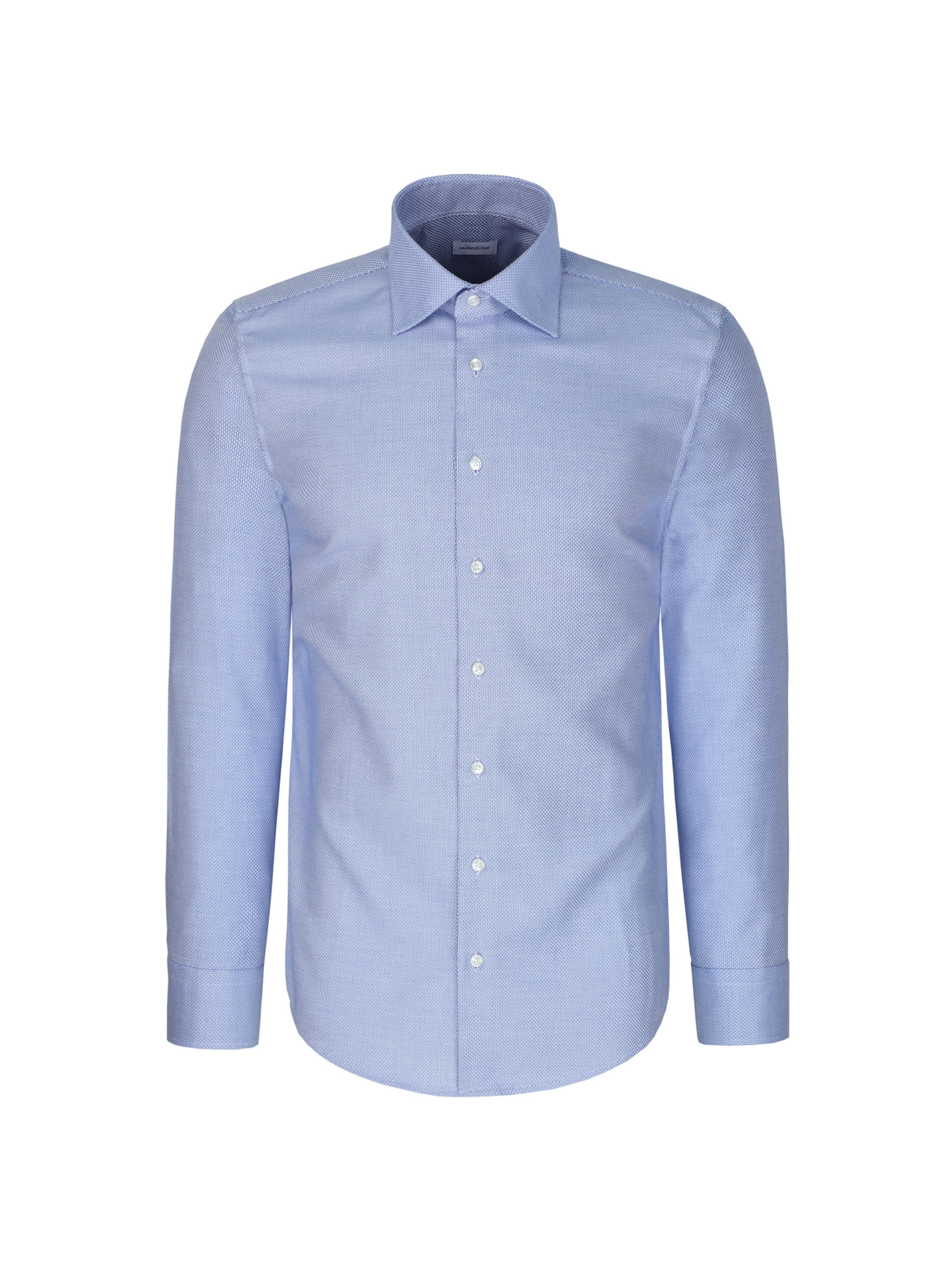 SEIDENSTICKER Slim fit Zakelijk overhemd in Blauw