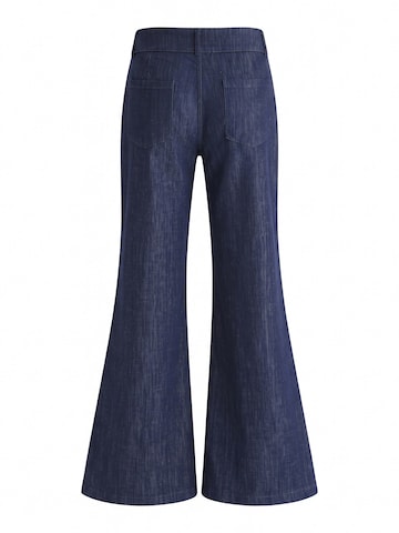 TorWeit Flared Pants in Blue: front