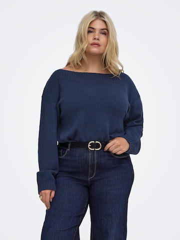 ONLY Carmakoma - Jersey 'CARKATIA' en azul: frente