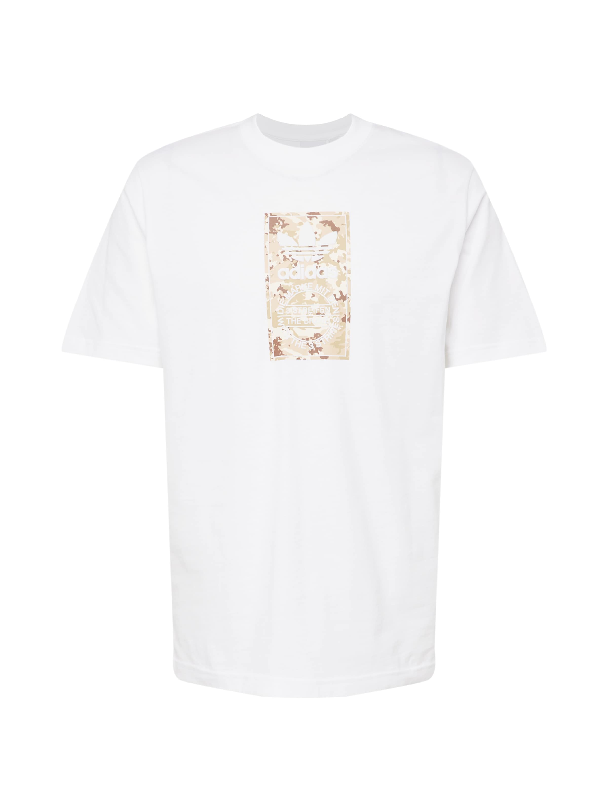 T-Shirt ADIDAS ORIGINALS en blanc : devant