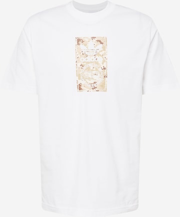 ADIDAS ORIGINALS T-Shirt 'Camo Label' in Weiß: Vorderseite