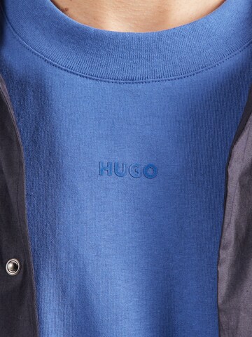 HUGO Μπλουζάκι 'Dapolino' σε μπλε