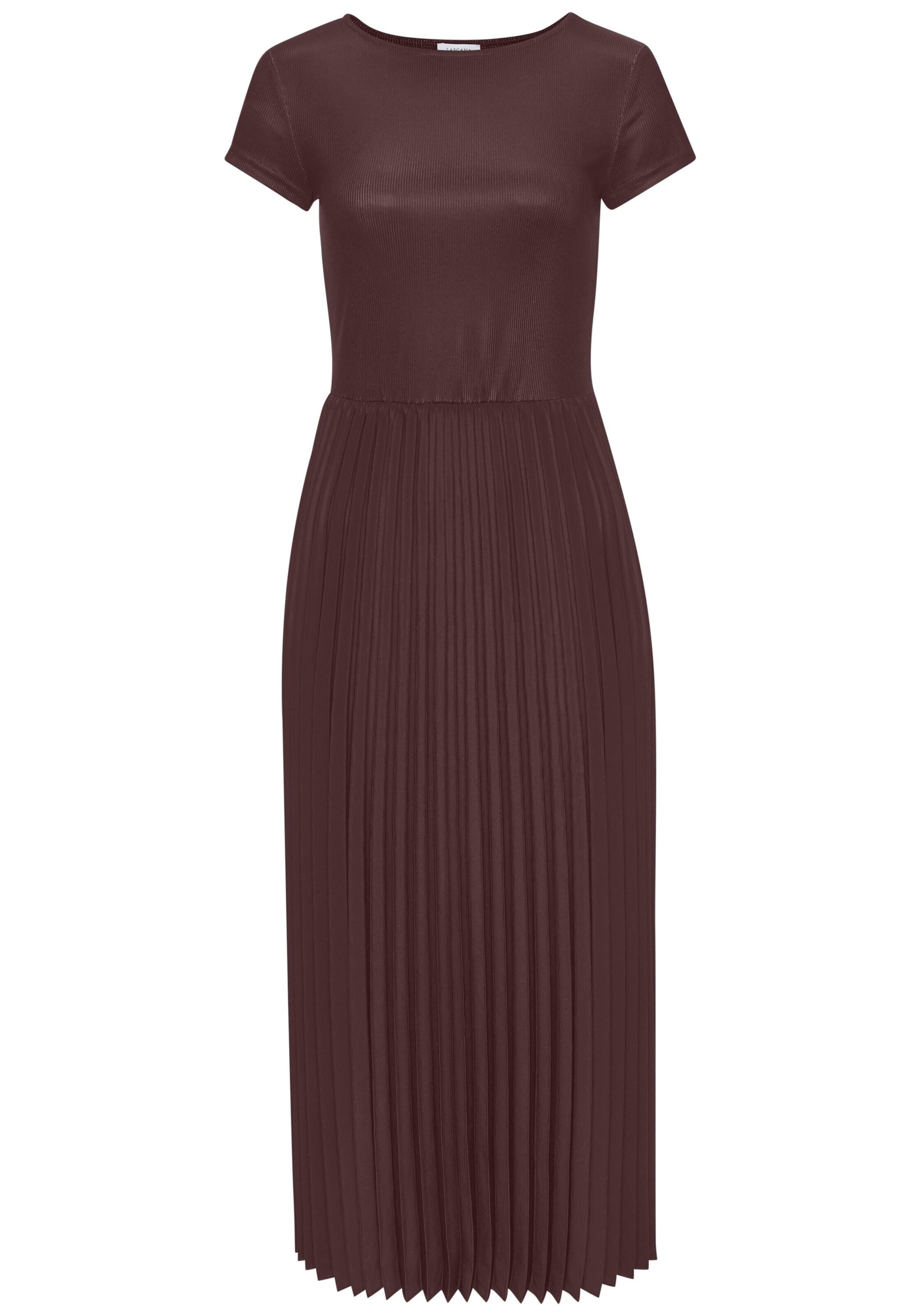 LASCANA Kleit, värv pruun: eest vaates