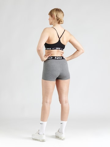 NIKE Skinny Športne hlače 'Pro 365' | siva barva